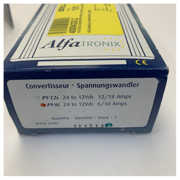 AlfaTronix PV6i Ізольований DC до DC перетворювач - 24 до 12В 