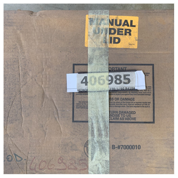 نظام تكييف الهواء البحري VTD6UKZ VTD6UKZ 6000 وحدة حرارية بريطانية - 9108732052