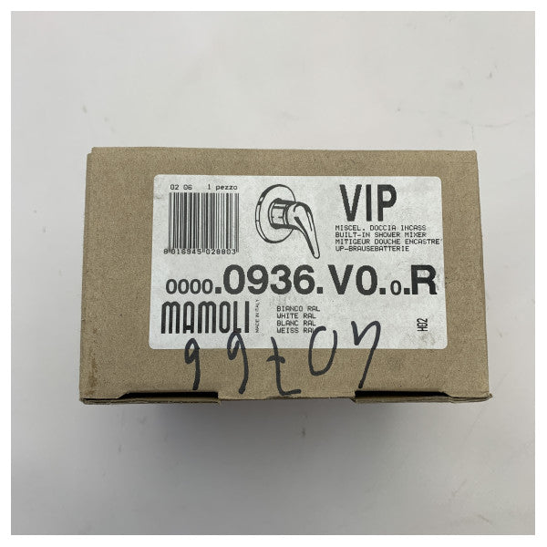 Miscelatore monocomando per doccia Mamoli VIP bianco - 0000.0936.V0.0R