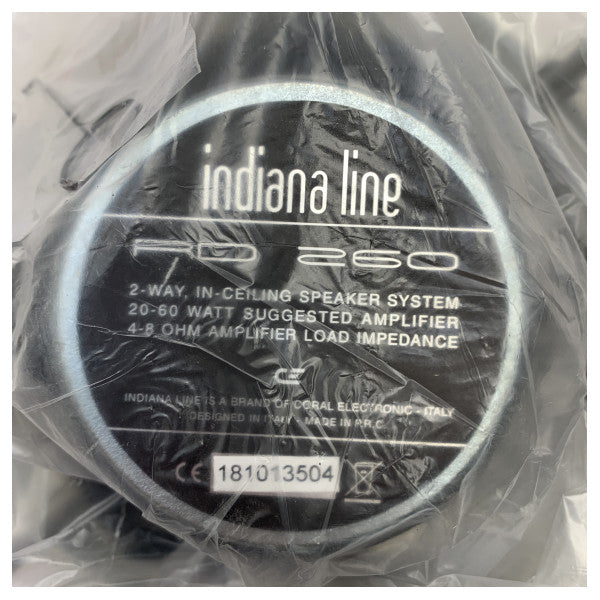 Indiana Line 2 -way Izgradnja u zvučnicima White 165 mm - RD260