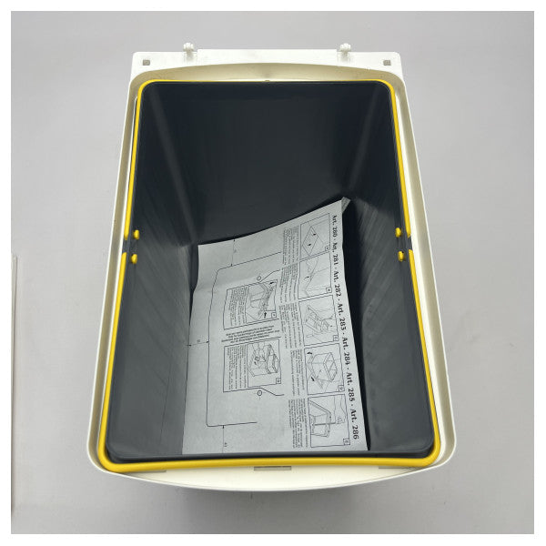 Dayanıklı Denizcilik Dolap İçi Çöp Kovası | Tekneler ve Gemiler için Suya ve Hava Koşullarına Dayanıklı Plastik Çöp Kovası