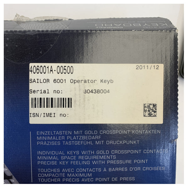 Sailor 406001A Tastiera Kompatt għall-serje 6001 