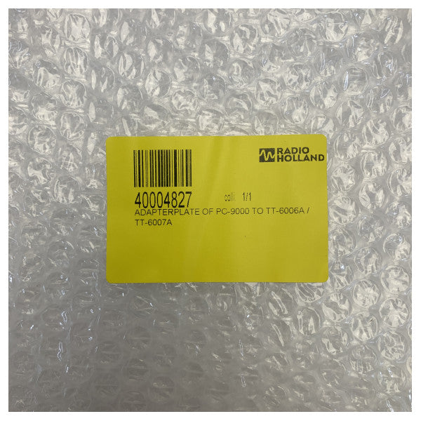 Sailor Adapter Plate from PC-9000 to TT-6006A or TT-6007A 