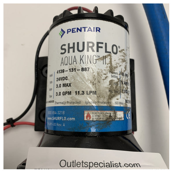 Shurflo Aqua King vanntrykksumpe 24V - 4139-131-B87 