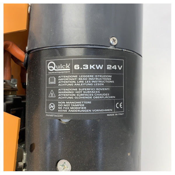 クイック BTR185 105 KGF 24V リトラクタブル ボウスラスター - QBTR1810524 