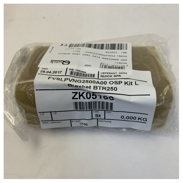 Швидкий BTQR240-140 GRP Bowthruster Вбудована фланець 