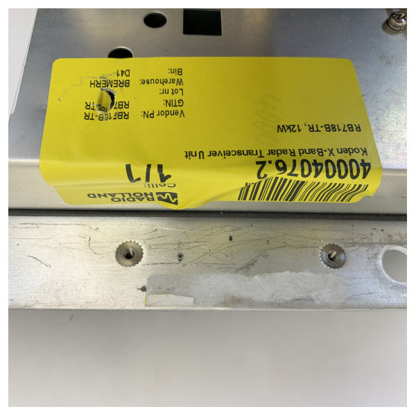 Код JRC X-Band Radar Transceiver Unit - RB718B-TR 12 кВт 