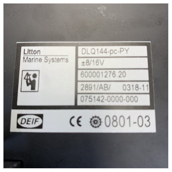 DEIF Marine Rudder Angle Indicator għal Vapuri - 45 grad - DLQ144 