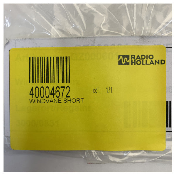 Aluminijski vjetrokaz Tale Short srebrno premazani - GZ000601 