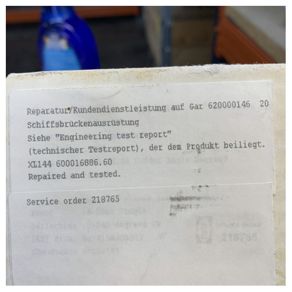 مؤشر زاوية الدفة Deif XL144 عرض 24 فولت 45 درجة 