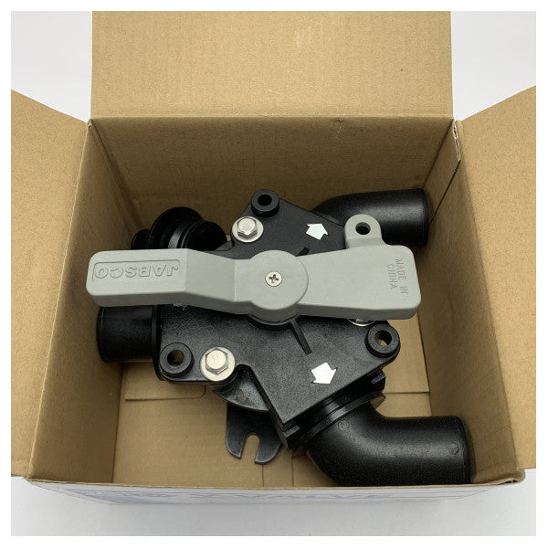 JabSCO Y-valve Divide crane Black 38 mm Black-45490-1000