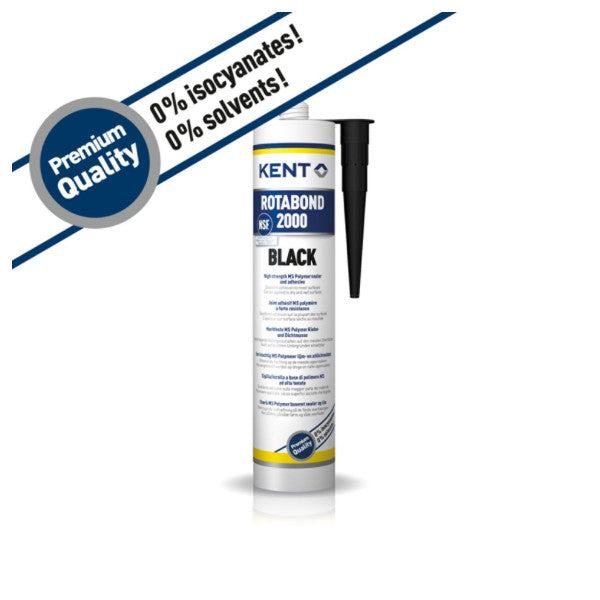 Rotabond 2000 Siyah MS-Polimer Yapıştırıcı 290ml 
