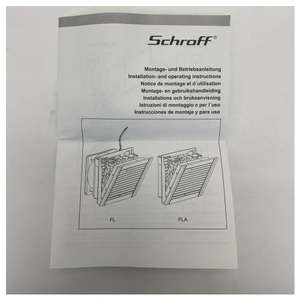 Schroff Air FilterED Fan FL 100 24V ventilator