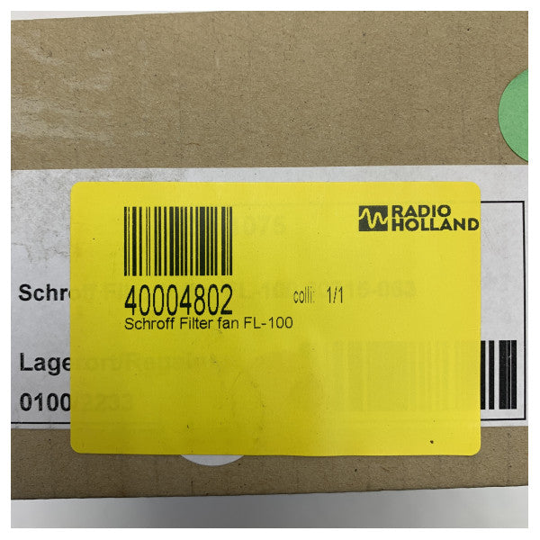 Schroff Air FilterED Fan FL 100 24V ventilator