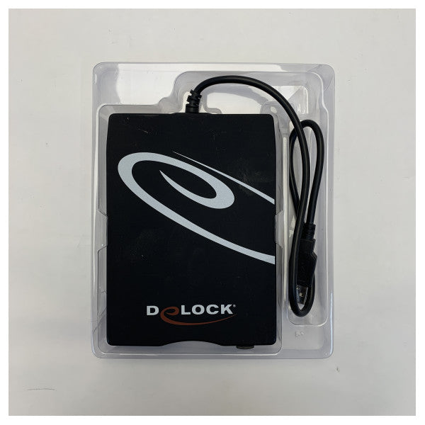 DeLOCK External USB Floppy Drive 3.5 Inch 1.44MB FDD Reader for Windows & Mac