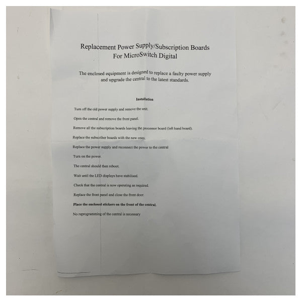 USED MicroSwitch F6613 PSU Marine Power Supply Unit 90-264V