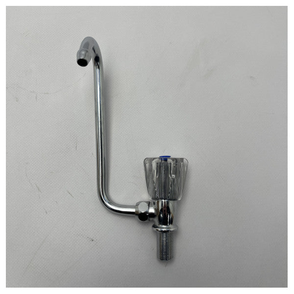 Морський змішувач для холодної води з одним важелем RM1500 - міцний хромований змішувач для човнів та морського середовища