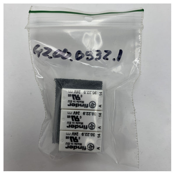 Relais marin 24V DC 2x C/O Dilmount - Composant électrique compact et durable pour les navires - MR30229024