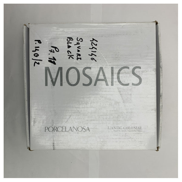 Porcelanosa Tono-111 Mosaic Effect quadratische Schwarz 30x30 cm