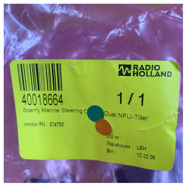 スパーリーマリン 4930-BA ステアリング デュアル NFU ティラーユニット 