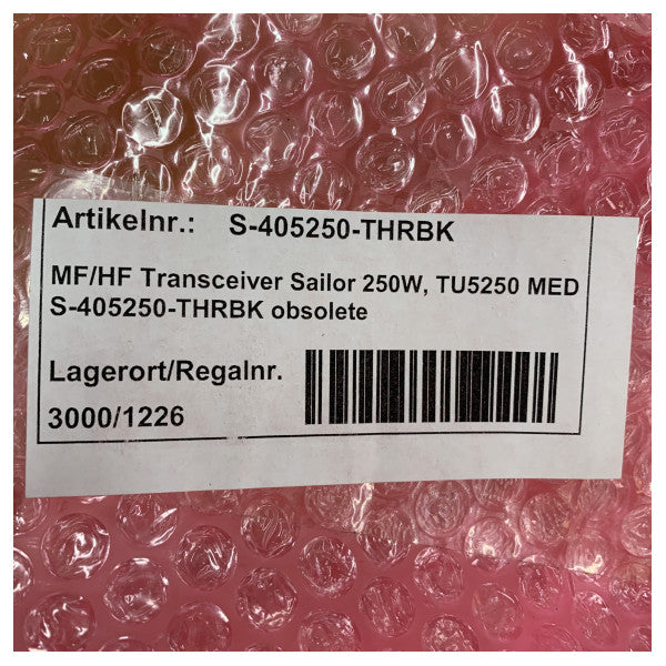 Transcepteur marin MF/HF Sailor TU5250 Series 5000 de 250W 