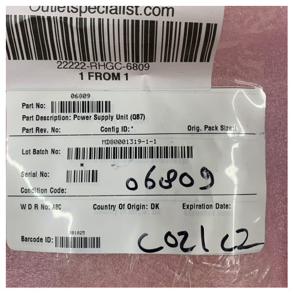 Q87レーダー用のSperry Marine VisionMaster電源ユニット 