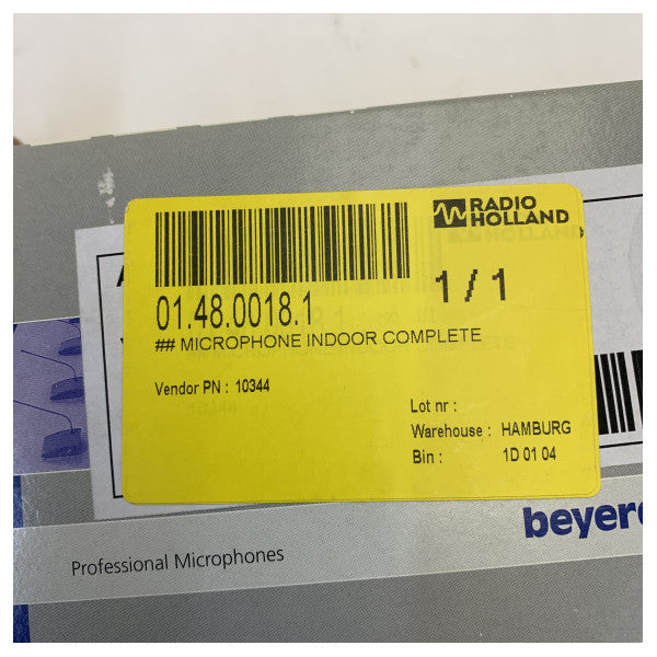 Beyerdynamic MPC 65 VC Професійний морський мікрофон для внутрішньої зв'язку на кораблі 