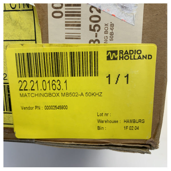 Boîte de correspondance Furuno MB-502 pour sondeurs et systèmes de mesure de profondeur 