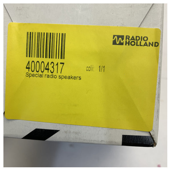 Monacor 5W 4 Ohm Vandtæt Marine Højttaler Sort - AES-5 