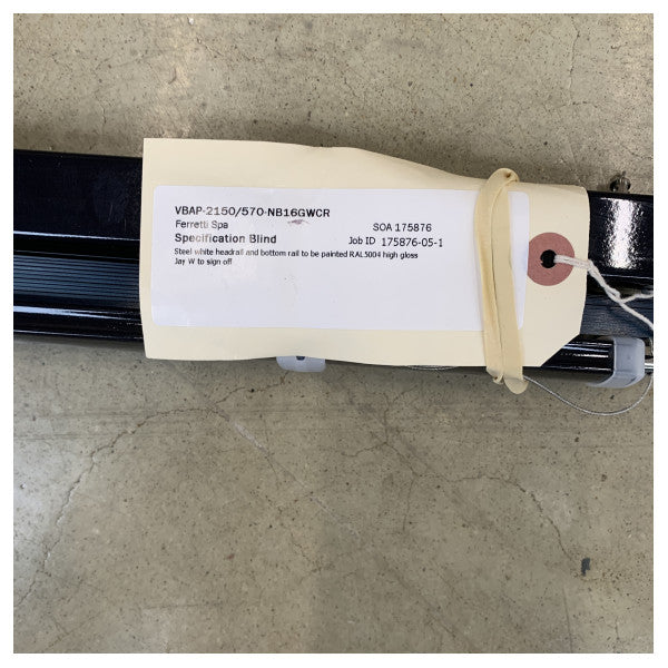 مظلة Dometic البحرية 24 فولت كهربائية RAL5004 أزرق غامق لريفا 48 - حل مظلة قارب ساحلي متين