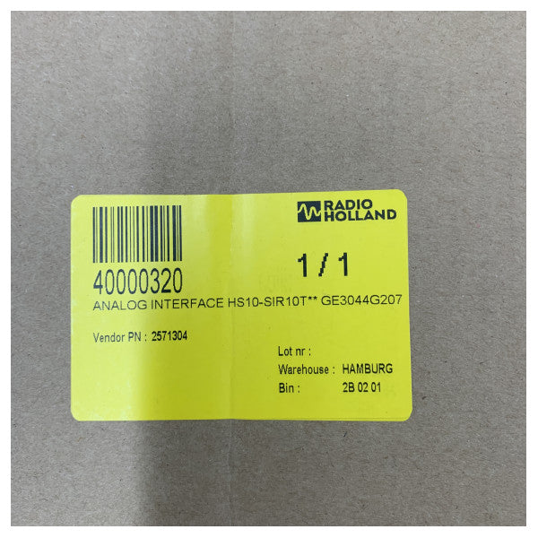 Wartsilla SAM Electronics Analog Interface HS10-SIR10T - GE3044G207 