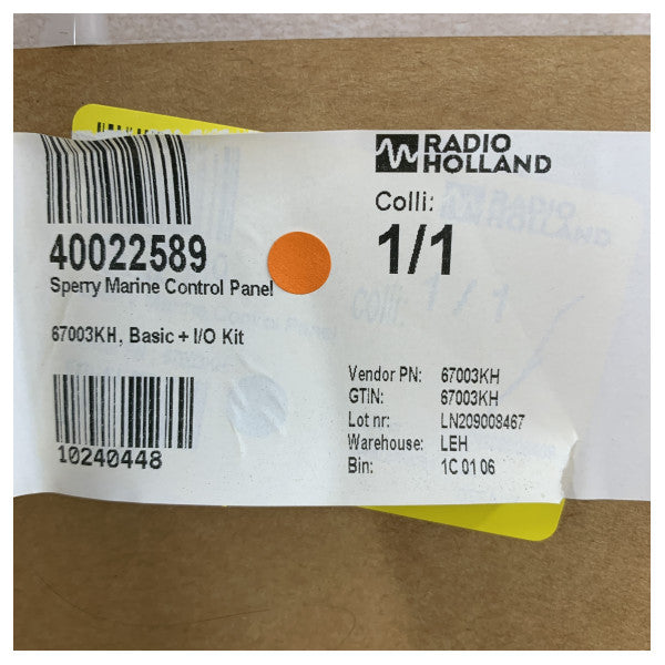 Sperry Marine Kontrol Paneli ile Trackball - 67003KH 