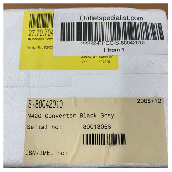 セーラー S-80042010 12および24V電源レギュレーター 