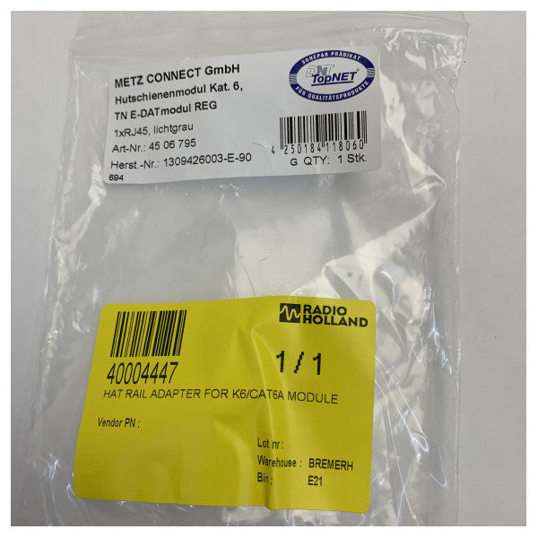 Універсальний модуль даних IP20 DIN-рейки для морських контрольних панелей та розподілу сигналів 