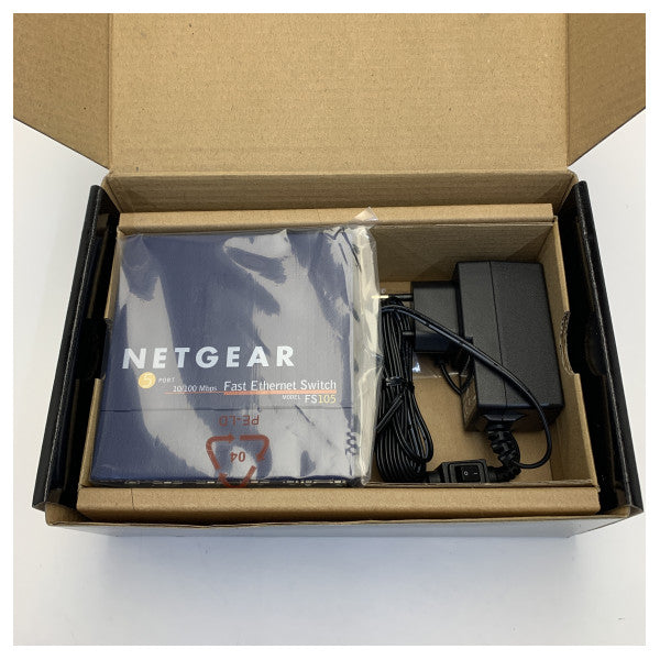 Switch não gerido Fast Ethernet 10/100 de 5 portas da Netgear 