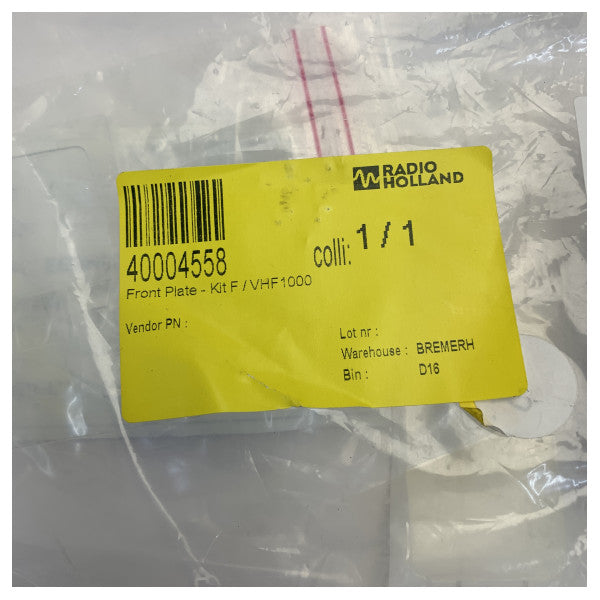 Placa Frontal Sailor S-67-122332 para o Sistema VHF 1000 