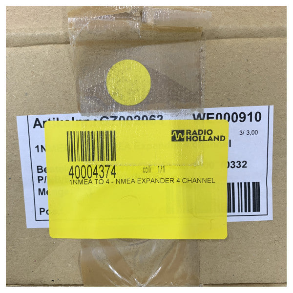 Veinland MIS NMEA Expander 4-kanals buffer splitter 1NMEA.1O4 - RS232 RS422 