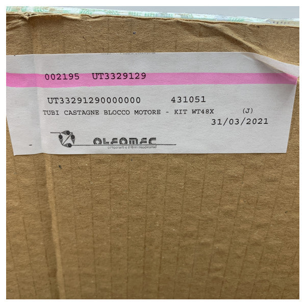 Κιτ σωλήνων μπλοκ κινητήρα - WT48X Κιτ UT3329129 | Ανθεκτικό κιτ συνδέσεων μπλοκ κινητήρα από ανοξείδωτο χάλυβα για αντοχή στη διάβρωση και εύκολη εγκατάσταση