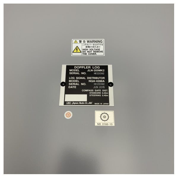 JRC JLN-205 MK2 Marine Doppler Hastemålesystem 