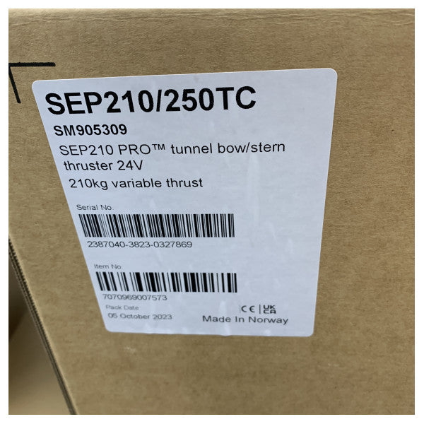 سايد باور سليبنر SEP210-250TC 250 KGF 24V دافع أمامي متناسب 