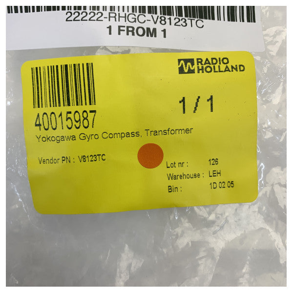 Yokogawa V8123TC Gyro Kompass Trasformatur 