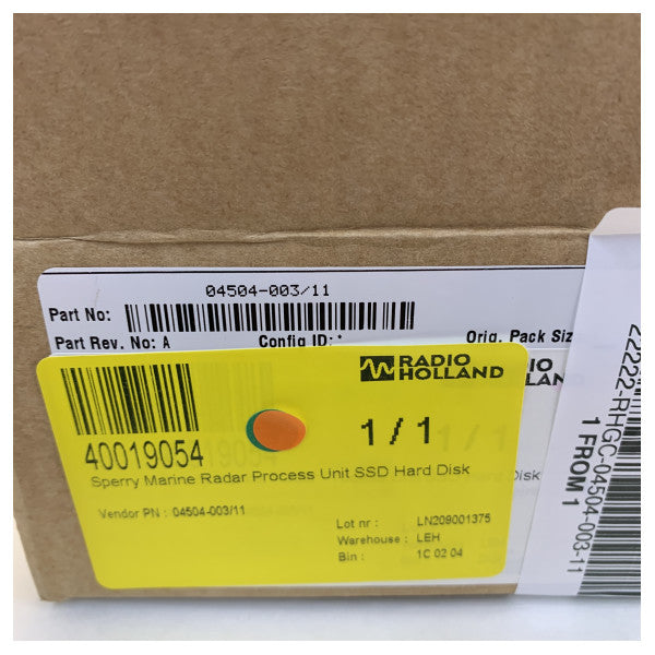 Unidade de Processamento de Radar VisionMaster Sperry Marine 04504-003-11 com SSD SATA 
