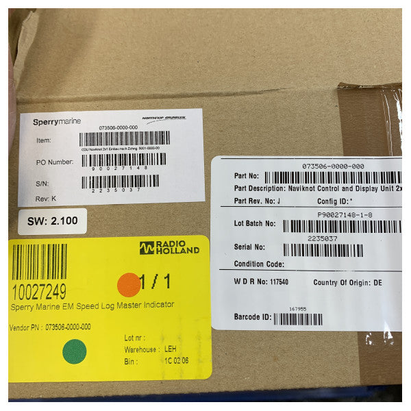Sperry Marine 073506-0000-000 NaviKnot EM SpeedLog Master Controlenhet 