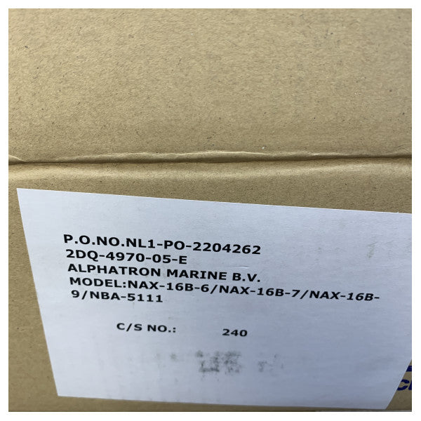 Unidade de Fonte de Alimentação de Radar JRC NBA-5111 para JMA-5300-5400 