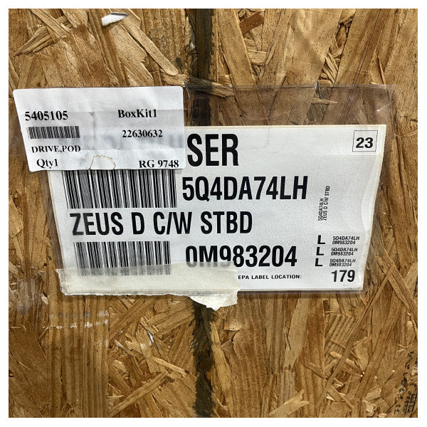 Cummins QSC8.3 600 HP Zeus Joystick Kontrollat Kit ta' Żewġ Muturi 