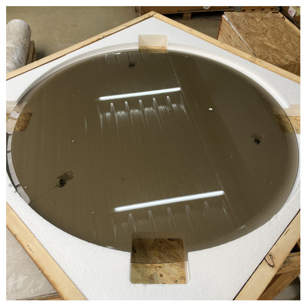 Minotti Bangle coffee table round 110 cm brons