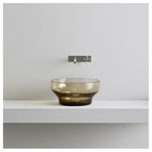 Rexa Disinn Murano Bronz V30 Sink tal-Countertepop Rettangolari bi Overflow