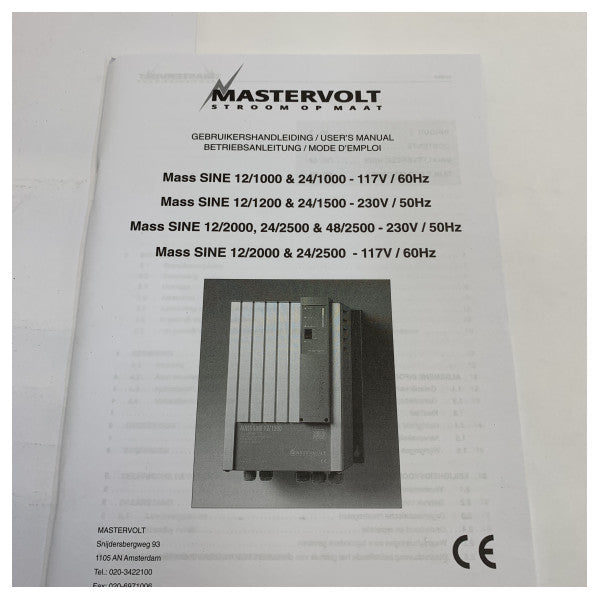 マスターボルト マス サイン 24V - 1500W サイン波インバーター 230V - 24021500 