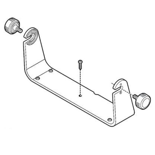 Suporte de Montagem Raymarine R70147 A65 para Chartplotter com Botões 