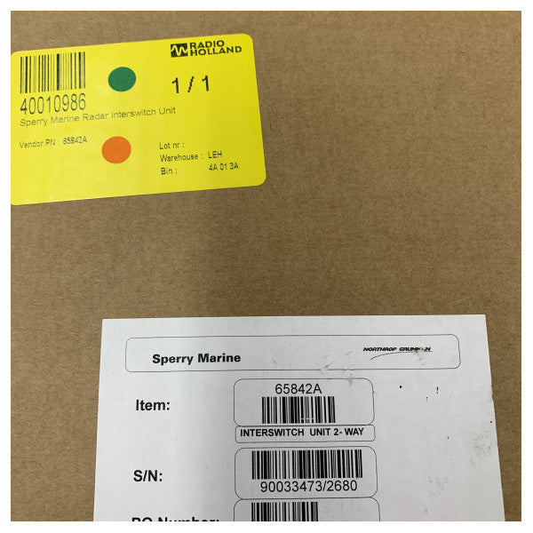Sperry Marine 65842A 2-vejs Interswitch Radar Enhed 